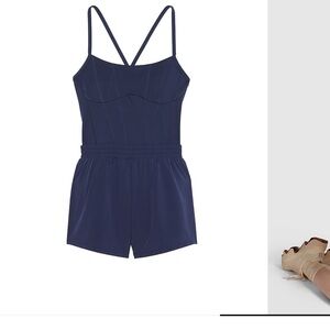 Navy romper